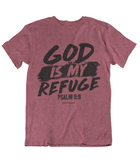 Womens t shirts GOD is my refuge - oldprophet.com