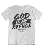 Mens t shirts GOD is my refuge - oldprophet.com